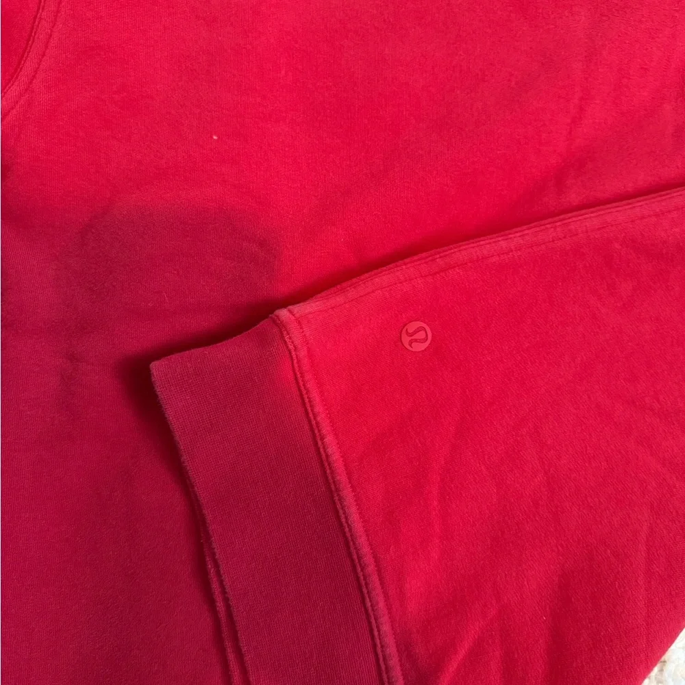 Women’s LuluLemon Crewneck Sweatshirt - Cherry Red - Picture 2 of 5
